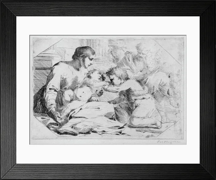 Framed Print : The Mystic Marriage of Saint Catherine, 1650-57. Creator: Jan Miele Framed Print : The Mystic Marriage of Saint Catherine, 1650-57. Creator: Jan Miele