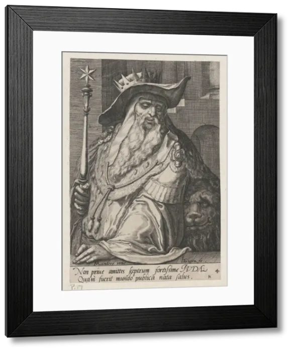 Framed Print : Judah, from The Twelve Sons of Jacob. Creator: Jacques de Gheyn II Framed Print : Judah, from The Twelve Sons of Jacob. Creator: Jacques de Gheyn II