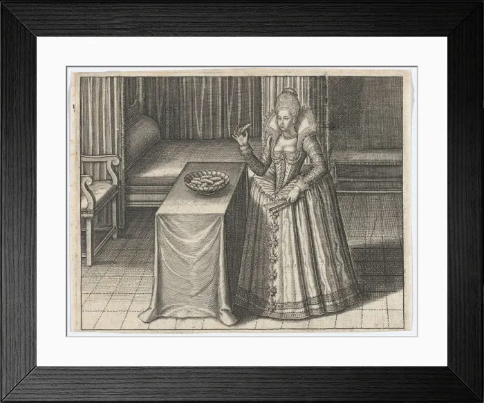 Framed Print : Enigmes Joyeuses pour les Bons Esprits, Plate 3, ca. 1615. Creators: Jan van Haelbeeck, Jean le Clerc Framed Print : Enigmes Joyeuses pour les Bons Esprits, Plate 3, ca. 1615. Creators: Jan van Haelbeeck, Jean le Clerc