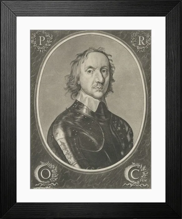Framed Print : Oliver Cromwell, after 1653. Creator: Jan van de Velde Framed Print : Oliver Cromwell, after 1653. Creator: Jan van de Velde