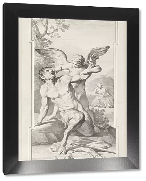 Battle of Love and Pan, 1715-96. Creator: Jean-Etienne Liotard