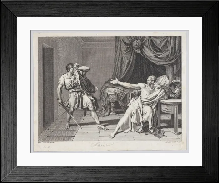 Framed Print : Marius, 1780-1817. Creator: Johann Heinrich Lips Framed Print : Marius, 1780-1817. Creator: Johann Heinrich Lips