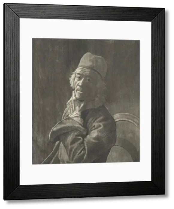 Framed Print : Self-Portrait, ca. 1778-80. Creator: Jean-Etienne Liotard Framed Print : Self-Portrait, ca. 1778-80. Creator: Jean-Etienne Liotard
