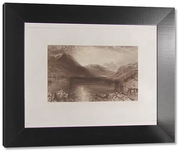 The Lake of Zug, 1888 Creators: John Ruskin, Thomas Goff Lupton
