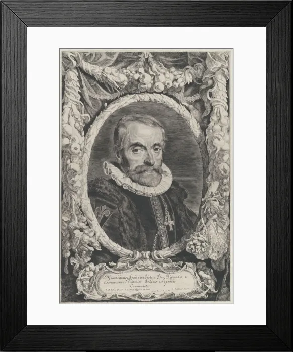 Framed Print : Portrait of Maximilian III, Archduke of Austria, ca. 1650. ca. 1650. Creators: Jonas Suyderhoef, Pieter Soutman Framed Print : Portrait of Maximilian III, Archduke of Austria, ca. 1650. ca. 1650. Creators: Jonas Suyderhoef, Pieter Soutman