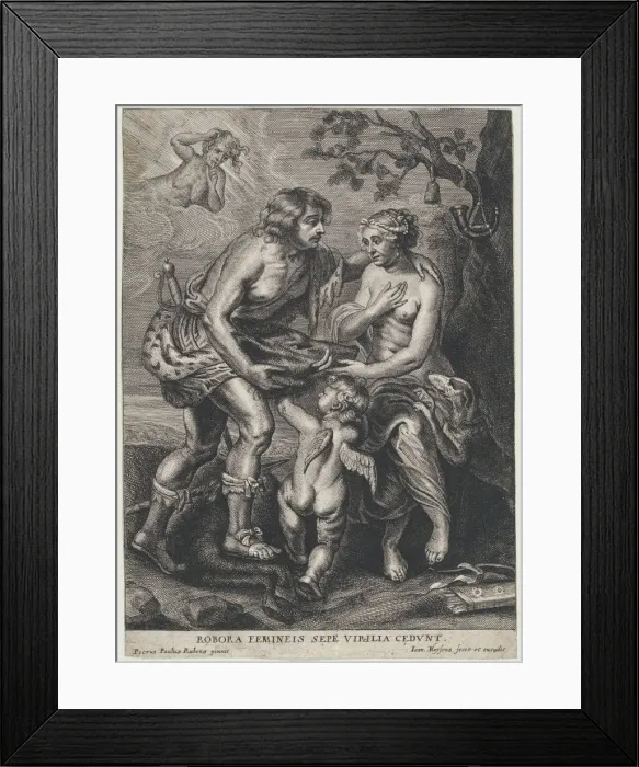 Framed Print : Atalanta and Meleager, ca. 1640-70. Creator: Joannes Meyssens Framed Print : Atalanta and Meleager, ca. 1640-70. Creator: Joannes Meyssens