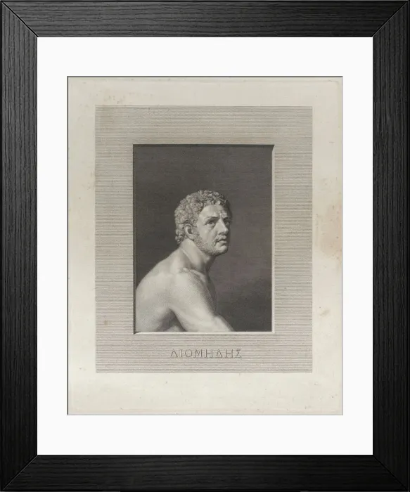 Framed Print : Diomedes, bust and shoulders, 1790-1800. Creator: Johann Heinrich Wilhelm Tischbein Framed Print : Diomedes, bust and shoulders, 1790-1800. Creator: Johann Heinrich Wilhelm Tischbein