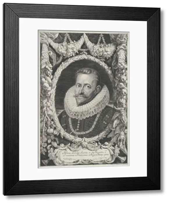 Framed Print : Portrait of Albert VII, Archduke of Austria, ca. 1650. Creators: Jonas Suyderhoef, Pieter Soutman Framed Print : Portrait of Albert VII, Archduke of Austria, ca. 1650. Creators: Jonas Suyderhoef, Pieter Soutman