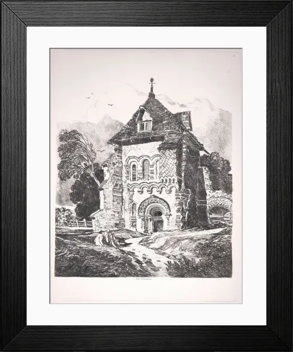 Framed Print : Near Durham, 1838. Creator: John Sell Cotman Framed Print : Near Durham, 1838. Creator: John Sell Cotman