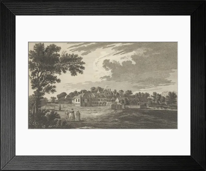 Framed Print : The Ancient Episcopal Palace of Bromley, belonging to the See of Rochester, 1777-1790. Creator: John Bayly Framed Print : The Ancient Episcopal Palace of Bromley, belonging to the See of Rochester, 1777-1790. Creator: John Bayly