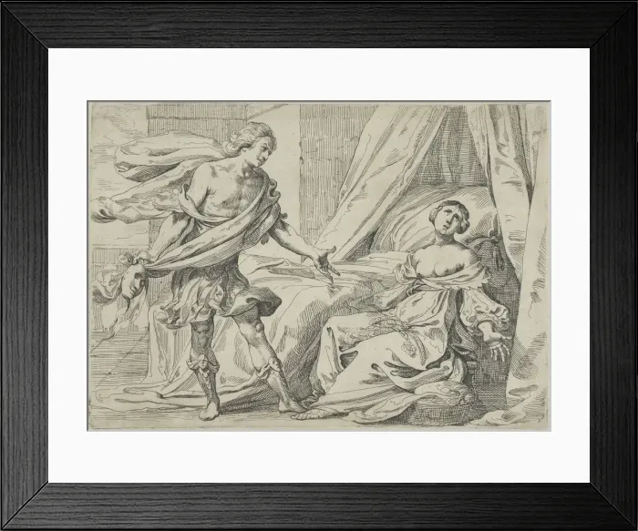 Framed Print : Cephalus and Procris. Creator: Johann Liss Framed Print : Cephalus and Procris. Creator: Johann Liss