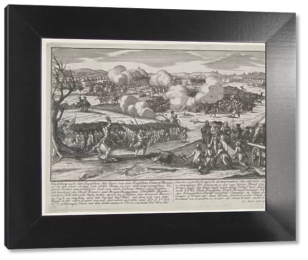 Battle of Saratoga (September 19, 1777). Creator: Johann Martin Will