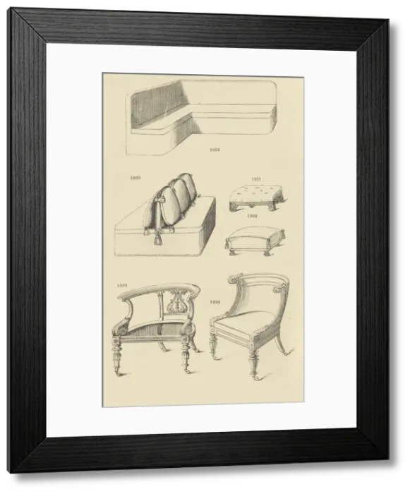 Framed Print : An Encyclopedia of Cottage, Farm and Villa Architecture and Furniture, 1835. Creator: John Claudius Loudon Framed Print : An Encyclopedia of Cottage, Farm and Villa Architecture and Furniture, 1835. Creator: John Claudius Loudon