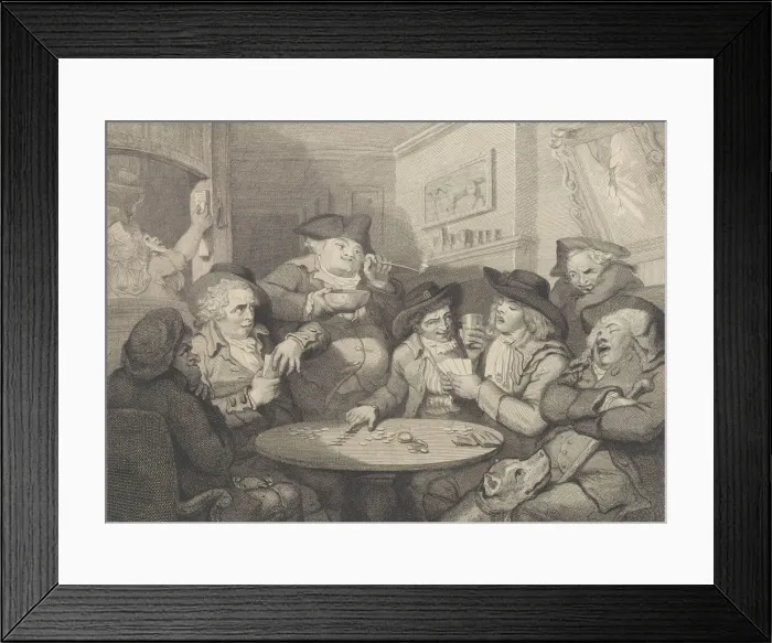 Framed Print : Smithfield Sharpers, or the Countryman Defrauded, April 10, 1787. Creator: John Keyse Sherwin
