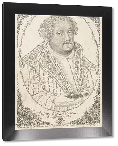 Portrait of Martin Luther, ca. 1680-1702. Creator: Johann Michael Püchler