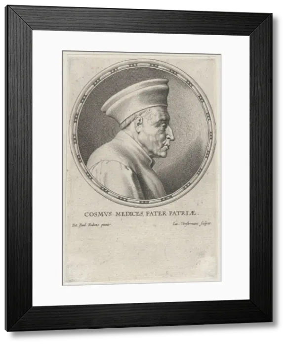 Framed Print : Portrait of Cosimo I de Medici, 1610-50. Creator: Lucas Vorsterman Framed Print : Portrait of Cosimo I de Medici, 1610-50. Creator: Lucas Vorsterman