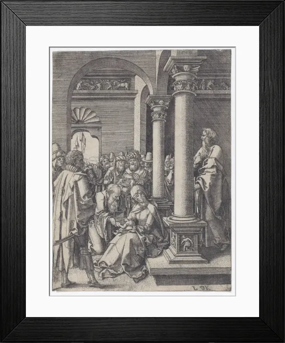 Framed Print : The Adoration of the Magi, 1516. Creator: Ludwig Krug Framed Print : The Adoration of the Magi, 1516. Creator: Ludwig Krug