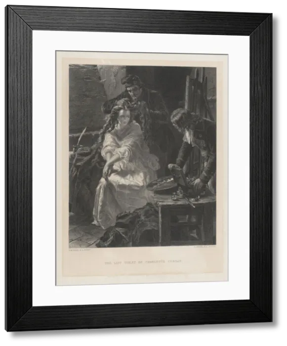 Framed Print : The Last Toilet of Charlotte Corday, after 1863. Creator: Lumb Stocks Framed Print : The Last Toilet of Charlotte Corday, after 1863. Creator: Lumb Stocks