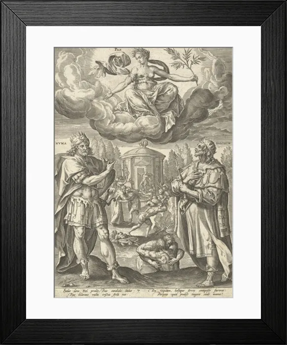 Framed Print : Pax, ca. 1581. Creator: After Maerten de Vos Framed Print : Pax, ca. 1581. Creator: After Maerten de Vos