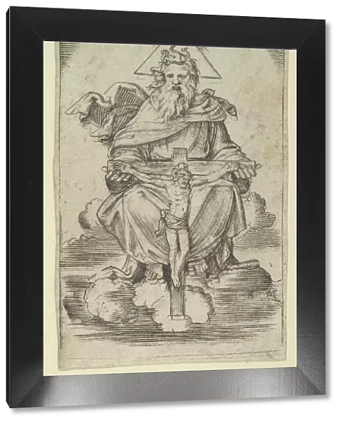 The Holy Trinity, ca. 1500-27. Creator: Marcantonio Raimondi