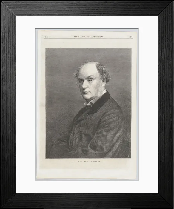 Framed Print : Daniel Maclise, R. A. from Illustrated London News, May 9, 1868. Creator: Mason Jackson Framed Print : Daniel Maclise, R. A. from Illustrated London News, May 9, 1868. Creator: Mason Jackson