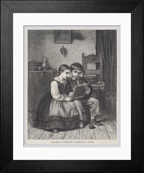 Framed Print : Fraternal Assistance, from Illustrated London News, August 19, 1865. Creator: Mason Jackson Framed Print : Fraternal Assistance, from Illustrated London News, August 19, 1865. Creator: Mason Jackson