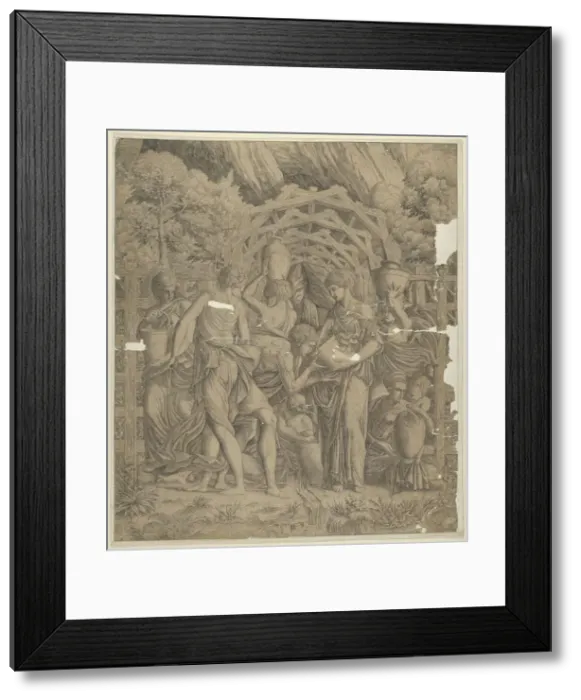 Framed Print : Rebecca and Eliezer at the Well, ca. 1542-45. Creator: Master IQV Framed Print : Rebecca and Eliezer at the Well, ca. 1542-45. Creator: Master IQV