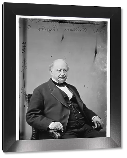 Governor William Bigler of Pennsylvania, between 1870 and 1880. Creator: Unknown