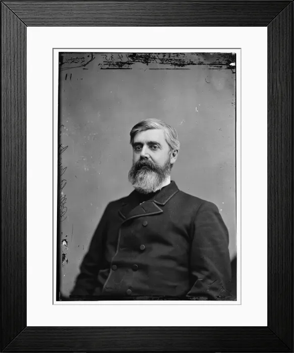 Framed Print : Walter Quintin Gresham, between 1870 and 1880. Creator: Unknown Framed Print : Walter Quintin Gresham, between 1870 and 1880. Creator: Unknown