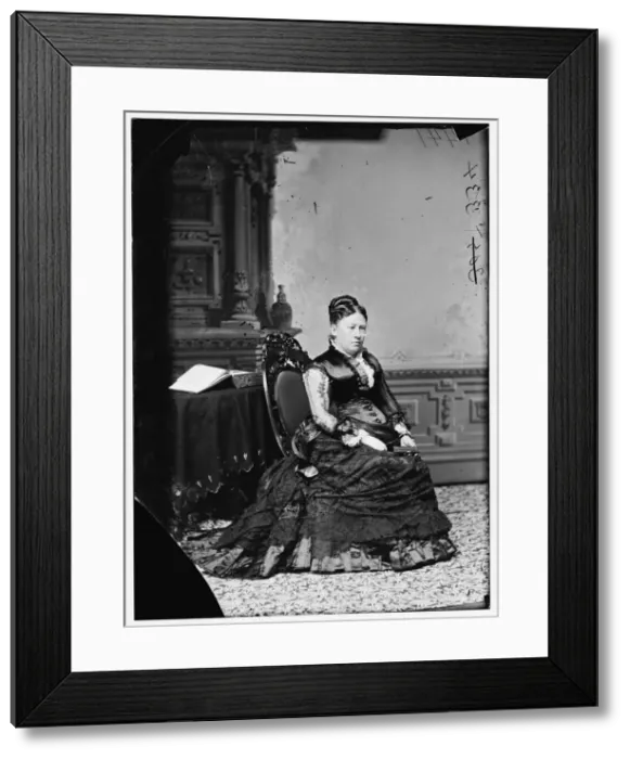 Framed Print : Grant, Mrs. U. S. between 1870 and 1880. Creator: Unknown Framed Print : Grant, Mrs. U. S. between 1870 and 1880. Creator: Unknown