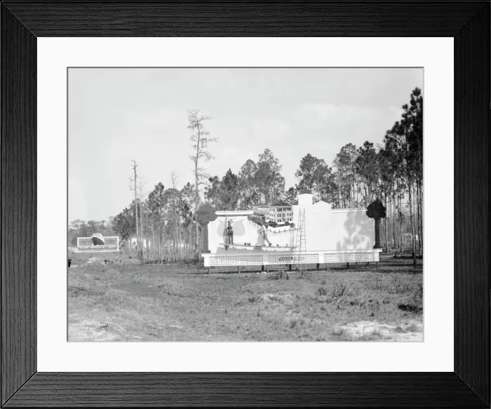 Framed Print : Roadside sign, Florida, 1936. Creator: Walker Evans Framed Print : Roadside sign, Florida, 1936. Creator: Walker Evans
