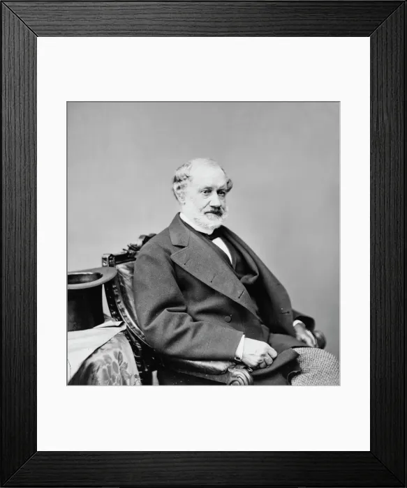 Framed Print : Adolph Edward Borie, between 1860 and 1875. Creator: Mathew Brady Framed Print : Adolph Edward Borie, between 1860 and 1875. Creator: Mathew Brady