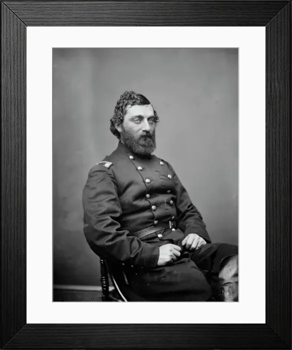 Framed Print : General C. A. Johnson, U. S. A. between 1855 and 1865. Creator: Mathew Brady Framed Print : General C. A. Johnson, U. S. A. between 1855 and 1865. Creator: Mathew Brady