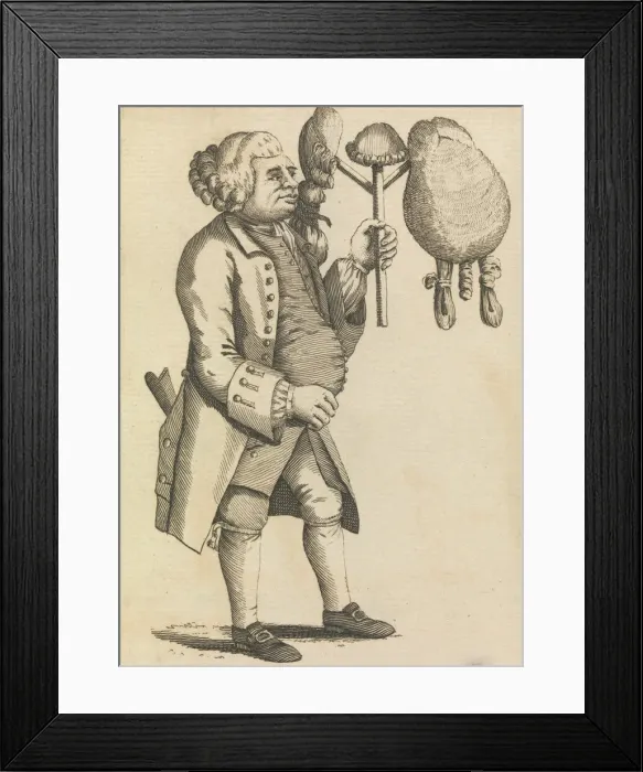 Framed Print : The City Tonsor, July 1, 1771. Creator: Matthew Darly Framed Print : The City Tonsor, July 1, 1771. Creator: Matthew Darly