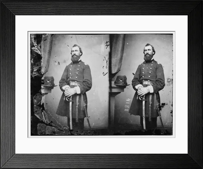 Framed Print : Col. J. H. Higgins, 1855-1865. Creator: Mathew Brady Framed Print : Col. J. H. Higgins, 1855-1865. Creator: Mathew Brady