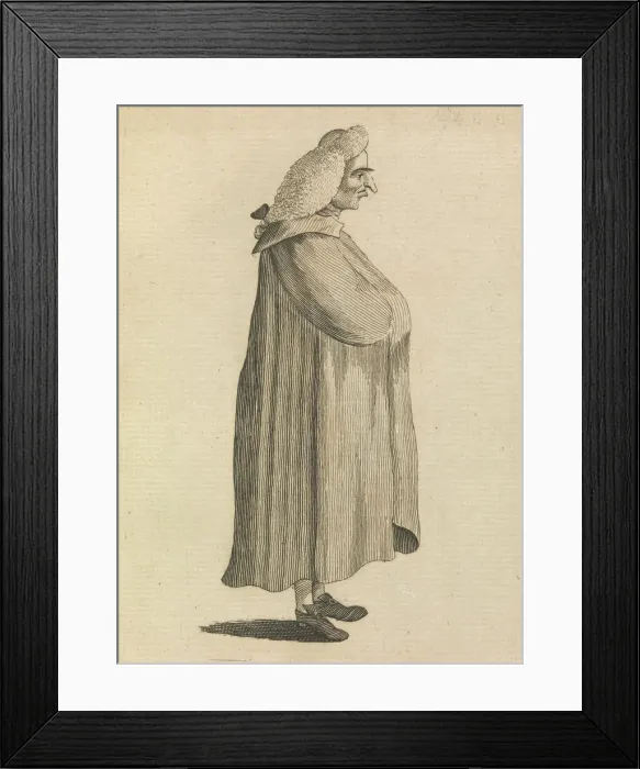 Framed Print : Doctor Gruel, October 3, 1771. Creator: Matthew Darly Framed Print : Doctor Gruel, October 3, 1771. Creator: Matthew Darly