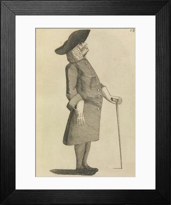 Framed Print : The English Jesuit, October 7, 1771. Creator: Matthew Darly Framed Print : The English Jesuit, October 7, 1771. Creator: Matthew Darly