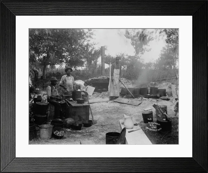Framed Print : Camp McKibbin, Marshall Hall, 1893. Creator: William Cruikshank Framed Print : Camp McKibbin, Marshall Hall, 1893. Creator: William Cruikshank