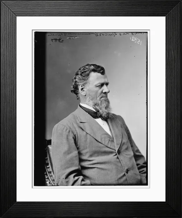 Framed Print : General La Duc, Commissioner of Agriculture, between 1870 and 1880. Creator: Unknown Framed Print : General La Duc, Commissioner of Agriculture, between 1870 and 1880. Creator: Unknown