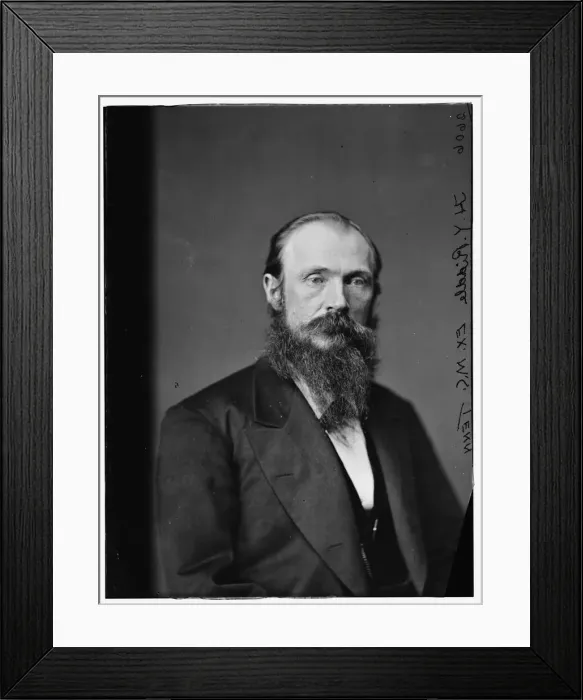 Framed Print : Haywood Yancey Riddle of Tennessee, between 1870 and 1880. Creator: Unknown Framed Print : Haywood Yancey Riddle of Tennessee, between 1870 and 1880. Creator: Unknown