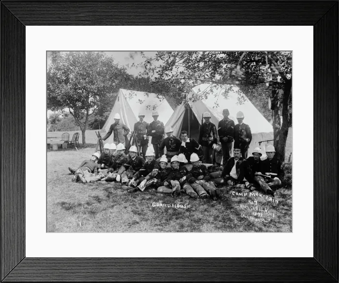 Framed Print : Guard house, 1893. Creator: William Cruikshank Framed Print : Guard house, 1893. Creator: William Cruikshank