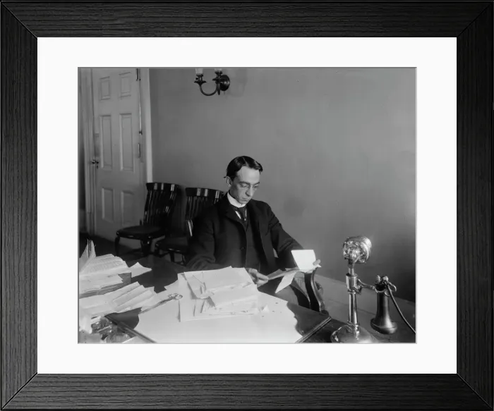 Framed Print : Rudolph Forster, March 18, 1903. Creator: Levin Handy Framed Print : Rudolph Forster, March 18, 1903. Creator: Levin Handy