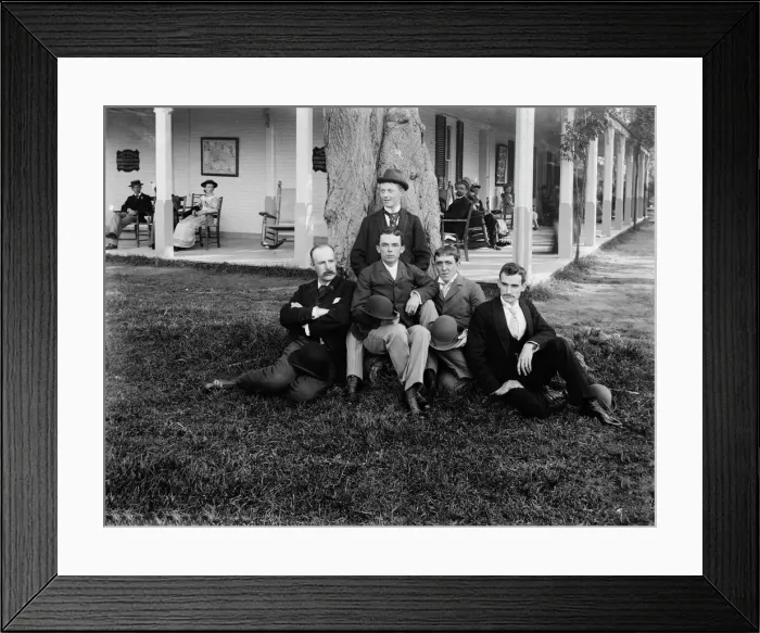 Framed Print : Group - Marshall Hall, Maryland, 1893. Creator: William Cruikshank Framed Print : Group - Marshall Hall, Maryland, 1893. Creator: William Cruikshank