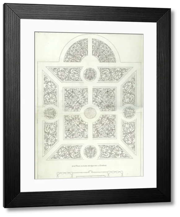 Framed Print : Grand Parterre du Jardin de la Royne mere a Luxembourg, in Traitedu Jardinage selon les R... 1638. Creator: Michel van Lochom Framed Print : Grand Parterre du Jardin de la Royne mere a Luxembourg, in Traitedu Jardinage selon les R... 1638. Creator: Michel van Lochom