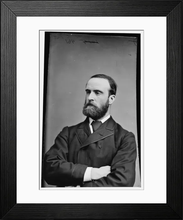 Framed Print : Charles Parnell of Dublin, Ireland, between 1870 and 1880. Creator: Unknown Framed Print : Charles Parnell of Dublin, Ireland, between 1870 and 1880. Creator: Unknown