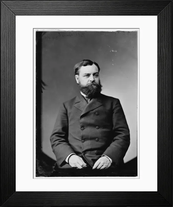 Framed Print : Robert Lincoln (son of Abraham Lincoln), between 1870 and 1880. Creator: Unknown Framed Print : Robert Lincoln (son of Abraham Lincoln), between 1870 and 1880. Creator: Unknown