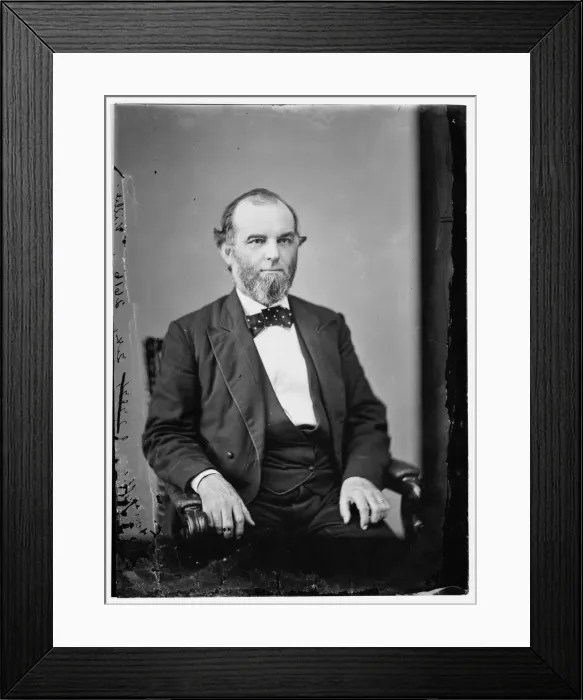 Framed Print : James Francis Miller of Texas, between 1870 and 1880. Creator: Unknown Framed Print : James Francis Miller of Texas, between 1870 and 1880. Creator: Unknown
