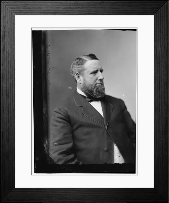 Framed Print : Frank Jones of New Hampshire, between 1870 and 1880. Creator: Unknown Framed Print : Frank Jones of New Hampshire, between 1870 and 1880. Creator: Unknown