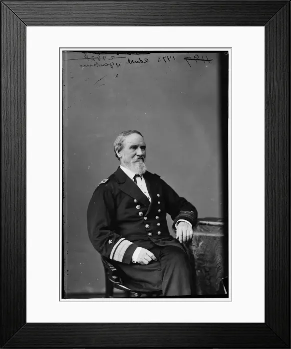Framed Print : Admiral Thornton A. Jenkins, US Navy, between 1870 and 1880. Creator: Unknown Framed Print : Admiral Thornton A. Jenkins, US Navy, between 1870 and 1880. Creator: Unknown
