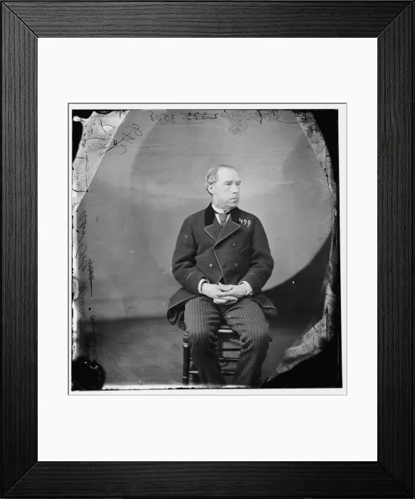 Framed Print : Admiral Polo, between 1860 and 1875. Creator: Unknown Framed Print : Admiral Polo, between 1860 and 1875. Creator: Unknown